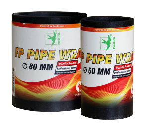 Zwaluw Fireprotect FP Pipe Wrap 125 Zwart 6 stuks