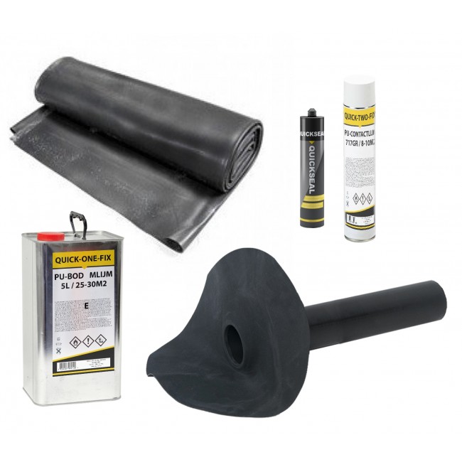 EPDM DAKPAKKET 1,2mm Basis 4,5x1m EPDM DAKPAKKET 1,2mm Basis 4,5x1m