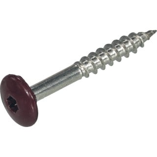 HPL Schroef 4.8x25 RVS-A2 TX20 Wijnrood RAL3005 (100)