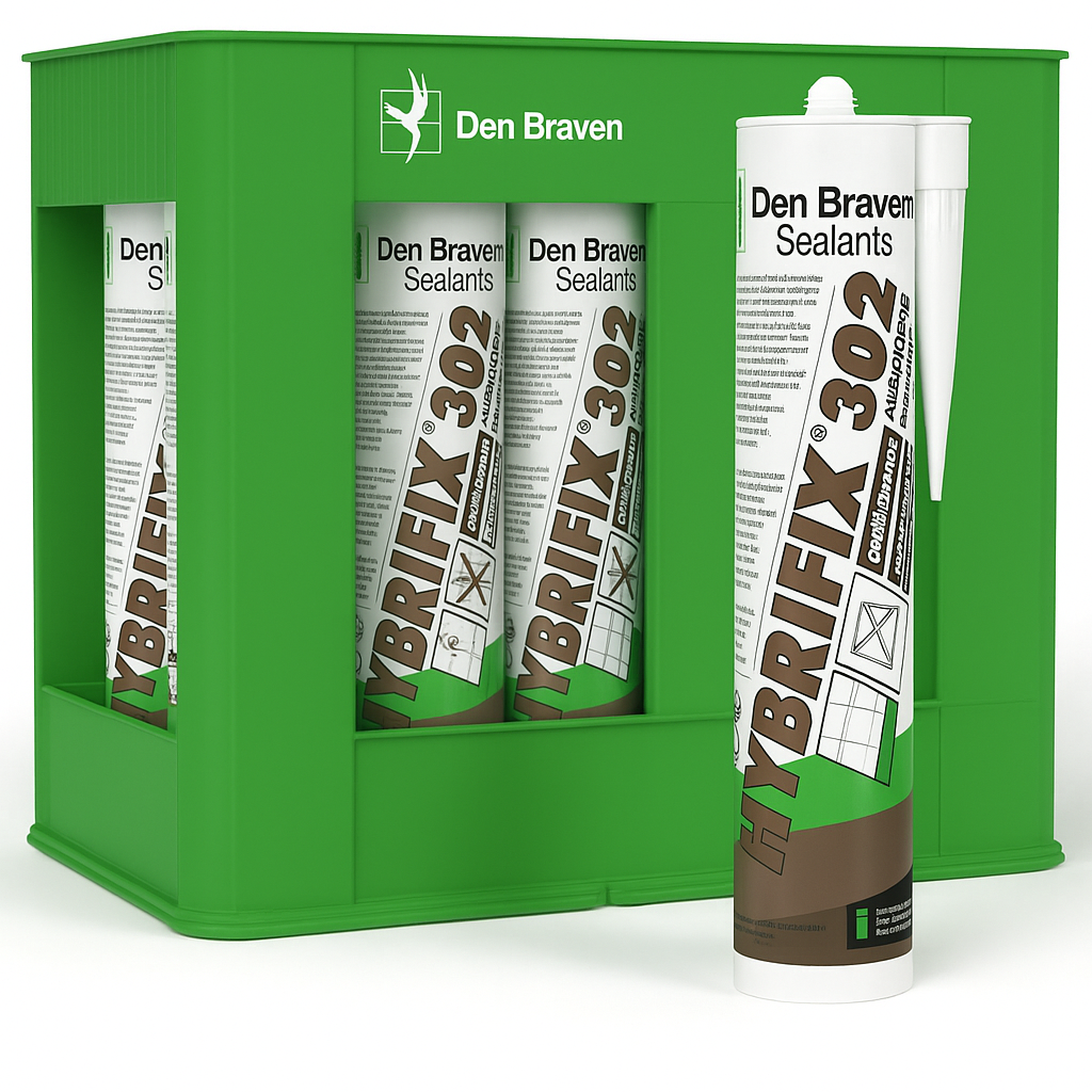 Zwaluw Groene Actie Krat Hybrifix 302 - 12 x 290 ml Wit