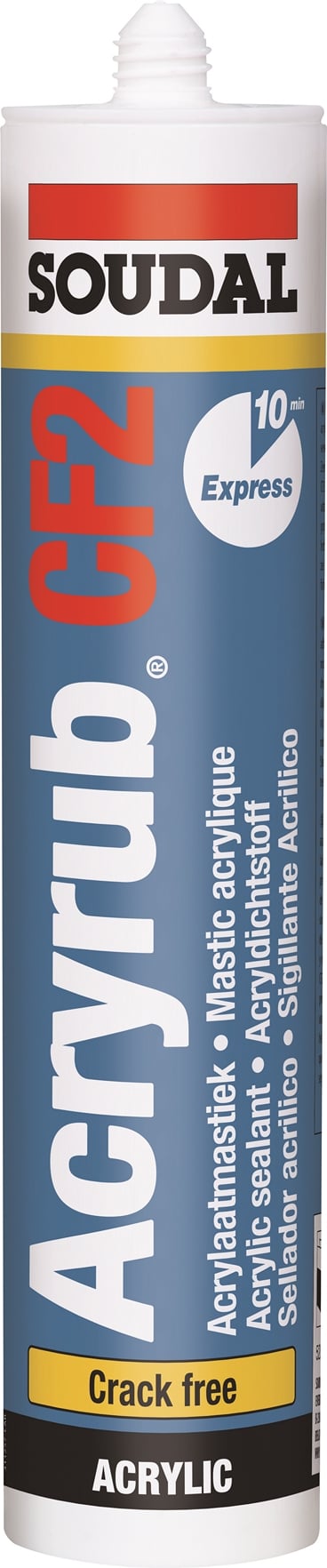 Soudal Acryrub CF2 310ml White Soudal Acryrub CF2 310ml White