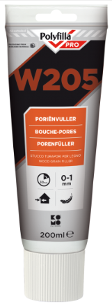 Polyfilla Pro 1K Wood Filler W205 200 ml Polyfilla Pro 1K Wood Filler W205 200 ml